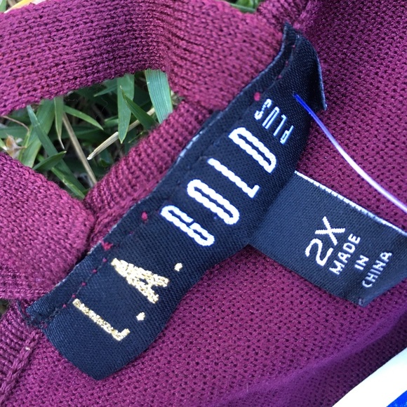 NWT LA Bold plus 2xl sexy red dress top PRICE DROP - Picture 7 of 7